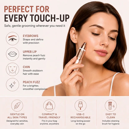 Auresti™ Eyebrow & Facial Hair Trimmer 2 IN 1
