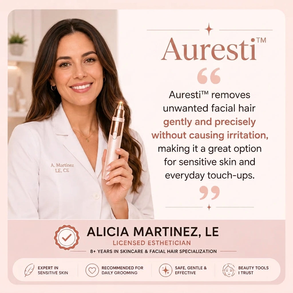 Auresti™ Eyebrow & Facial Hair Trimmer 2 IN 1