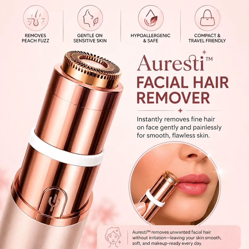 Auresti™ Eyebrow & Facial Hair Trimmer 2 IN 1