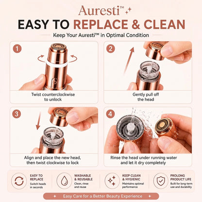 Auresti™ Eyebrow & Facial Hair Trimmer 2 IN 1